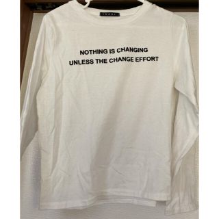 イング(INGNI)のイング　白長袖Tシャツ(Tシャツ(長袖/七分))