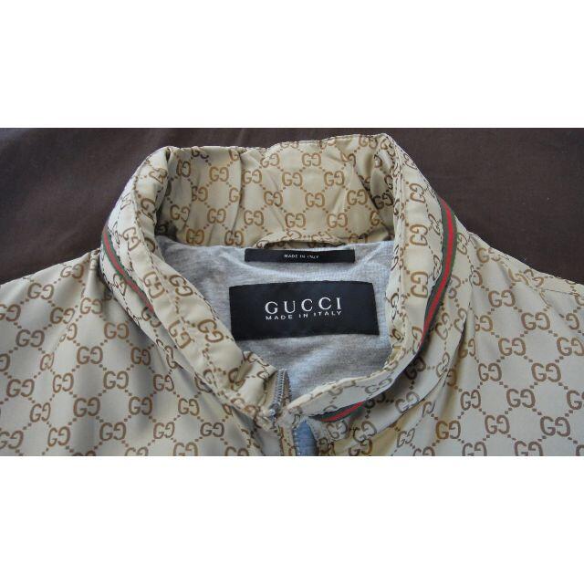 Gucci(グッチ)のGUCCI　グッチ　ジャンパー　ブルゾン　ナイロン　ジャケット　GGマーク メンズのジャケット/アウター(ナイロンジャケット)の商品写真