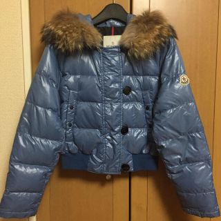 モンクレール(MONCLER)のモンクレール稀少限定色ラクーンファー付きダウンジャケット(ダウンジャケット)