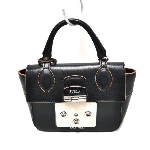 FURLA(フルラ)美品 黒 ミニ レザー-