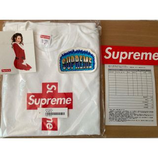 シュプリーム(Supreme)のsupreme クロスボックスロゴ　tシャツ　ステッカー(Tシャツ/カットソー(半袖/袖なし))