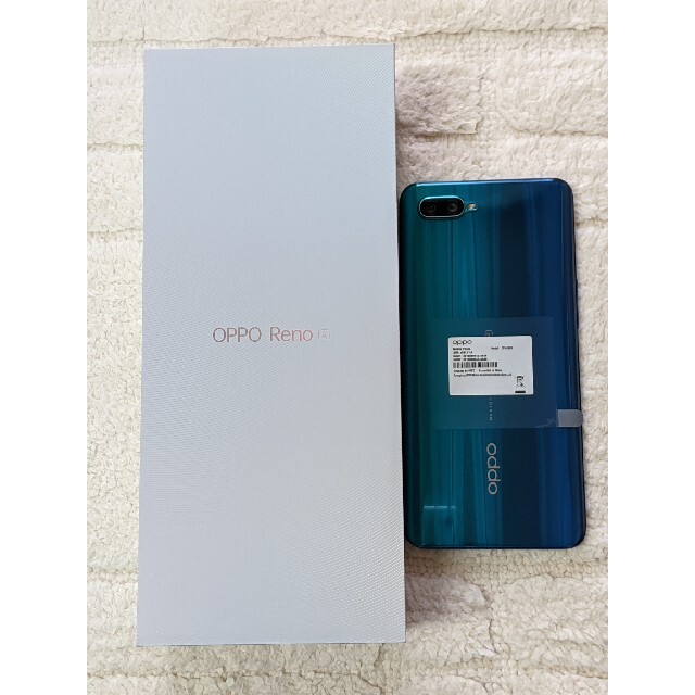 oppo reno a 64G  ブルー  　SIMフリー　超美品!!