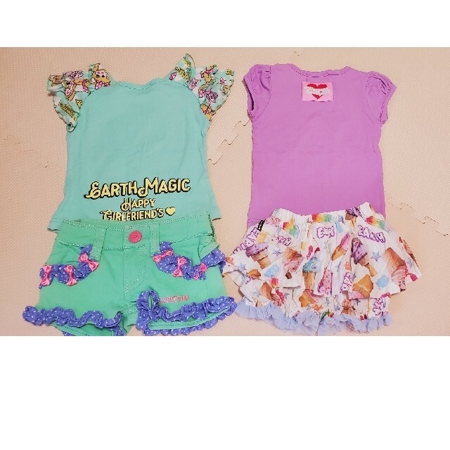 EARTHMAGIC(アースマジック)のアースマジックセット キッズ/ベビー/マタニティのキッズ服女の子用(90cm~)(Tシャツ/カットソー)の商品写真