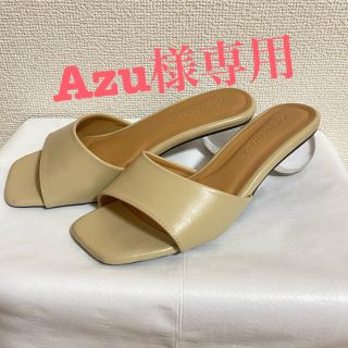 コウベレタス(神戸レタス)の【Azu様専用】クリアボールヒールサンダル(サンダル)