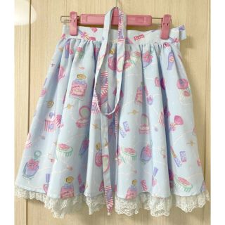 アンジェリックプリティー(Angelic Pretty)のDreamy Girl スカート サックス Angelic Pretty(ひざ丈スカート)