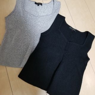 リエンダ(rienda)の【美品】rienda リブタンクトップ 2枚セット(タンクトップ)