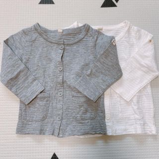 イオン(AEON)の《未使用/水洗いのみ》ベビー服/2点セット(カーディガン/ボレロ)