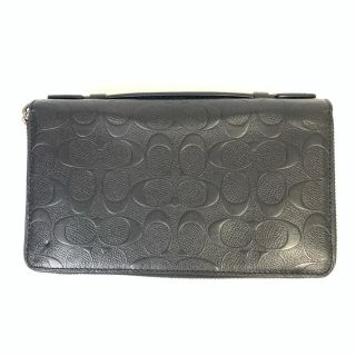 コーチ(COACH)のコーチ/シグネチャー/ダブルジップ/オーガナイザー/トラベルケース/93425/(長財布)