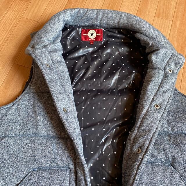 CONVERSE(コンバース)のコンバース中綿ベスト　サイズＬＬ メンズのジャケット/アウター(ダウンベスト)の商品写真