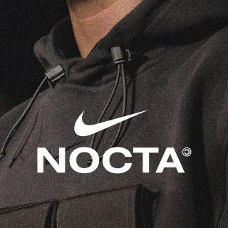 NIKE ナイキ 20AW ×DRAKE NOCTA M NRG AU HOODIE ESSENTIAL DA4104-739 ×ドレイク ノクタ ラバーロゴスウェットプルオーバーフーディ 裏起毛パーカー