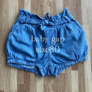 ベビーギャップ(babyGAP)のbaby gap＊デニムショートパンツ　80サイズ(パンツ)