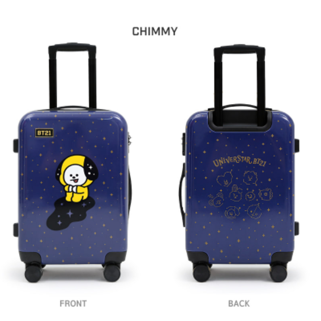 CHIMMY 20インチ BT21 UNIVERSTA ｷｬﾘｰｹｰｽレディース - スーツケース