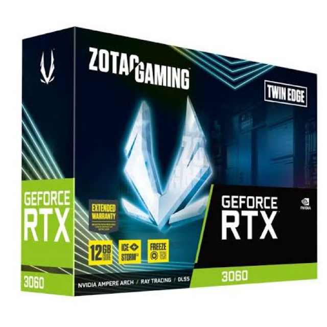 ZOTAC GeForce RTX 3060 Twin Edge GPU　グラボ