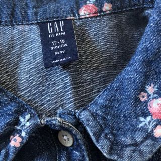 babyGAP - gapベビー デニム花柄ワンピースの通販 by piroko's shop