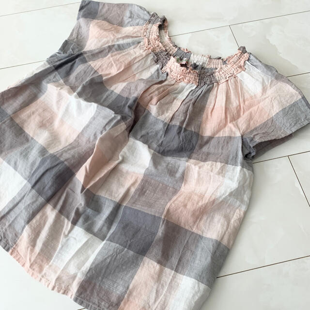 Bonpoint(ボンポワン)のボンポワン　半袖ブラウス　140 キッズ/ベビー/マタニティのキッズ服女の子用(90cm~)(Tシャツ/カットソー)の商品写真
