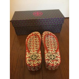 トリーバーチ(Tory Burch)の【値下げ】箱付き☆トリーバーチ サンダル ビーチサンダル(ビーチサンダル)