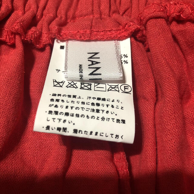 NANING９　リネンショートパンツ レディースのパンツ(キュロット)の商品写真