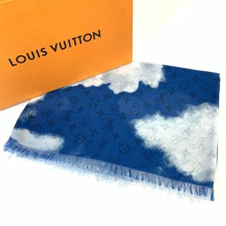 ルイヴィトン(LOUIS VUITTON)の✨新作・未使用✨ルイヴィトン シルク×コットン エトール クラウド スカーフ(ストール/パシュミナ)