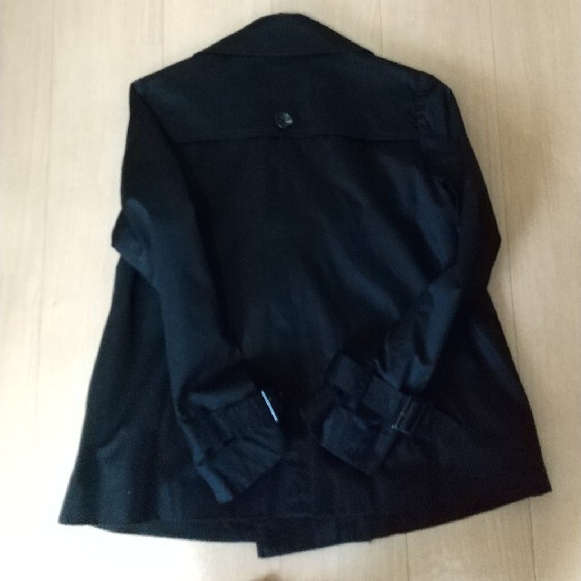 Simplicite(シンプリシテェ)のシンプリシテェ  紺のショートトレンチコート レディースのジャケット/アウター(トレンチコート)の商品写真