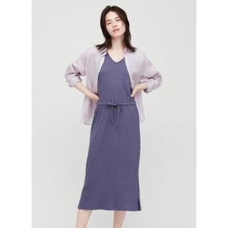 ユニクロ(UNIQLO)のユニクロ ポインテールラウンジワンピース(ルームウェア)