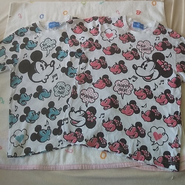 Disney(ディズニー)のディズニー　Tシャツ　2枚セット キッズ/ベビー/マタニティのキッズ服女の子用(90cm~)(Tシャツ/カットソー)の商品写真