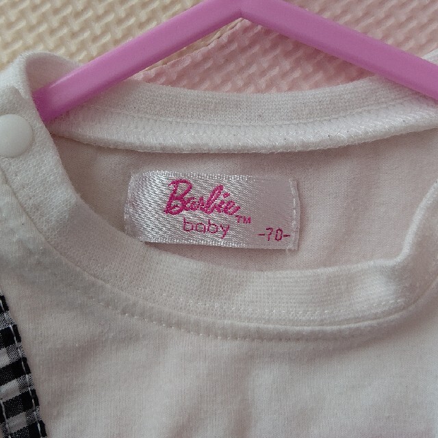 Barbie(バービー)のBarbie baby サイズ70 キッズ/ベビー/マタニティのベビー服(~85cm)(ロンパース)の商品写真