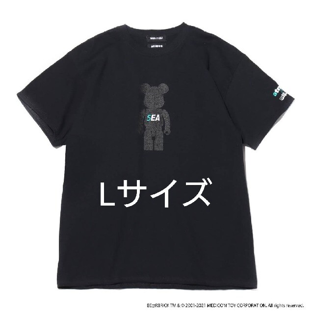 WIND AND SEA × BE@RBRICK × atmos Tee L黒 - Tシャツ/カットソー(半袖 ... atmos X BE@RBRICK X WIND AND SEA スウェットXL