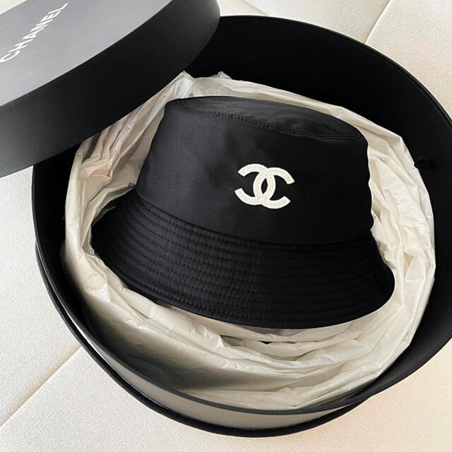 CHANEL ノベルティ バケットハット 帽子-connectedremag.com