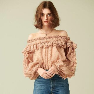 エイミーイストワール(eimy istoire)のEstella.KエステラケーRomantic Peony dot blouse(シャツ/ブラウス(長袖/七分))