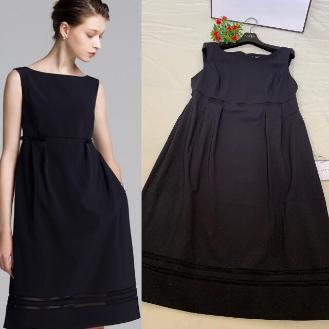 FOXEY - ❤︎42新作❤︎新品同様 軽〜いウォータープルーフストレッチワンピ✧