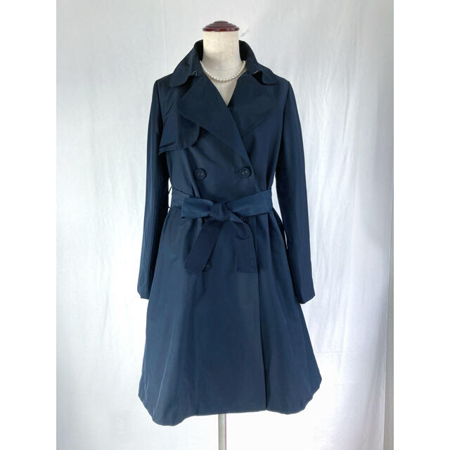 LANVIN en Bleu(ランバンオンブルー)の【美品】LANVIN en Bleu ライナー付きトレンチコート ネイビー 36 レディースのジャケット/アウター(トレンチコート)の商品写真