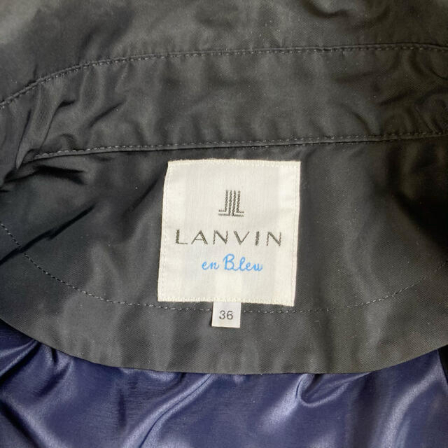 LANVIN en Bleu(ランバンオンブルー)の【美品】LANVIN en Bleu ライナー付きトレンチコート ネイビー 36 レディースのジャケット/アウター(トレンチコート)の商品写真