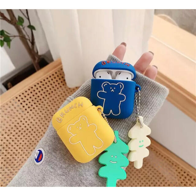 ♡ Airpods ケース シリコン エアーポッズ キャラクター 韓国雑貨 スマホ/家電/カメラのオーディオ機器(ヘッドフォン/イヤフォン)の商品写真