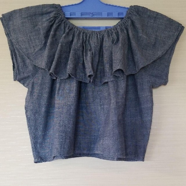 MARKEY'S(マーキーズ)のマーキーズ　デニムブラウス140 キッズ/ベビー/マタニティのキッズ服女の子用(90cm~)(ブラウス)の商品写真