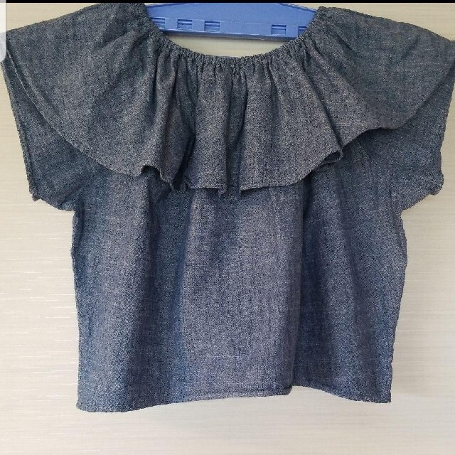 MARKEY'S(マーキーズ)のマーキーズ　デニムブラウス140 キッズ/ベビー/マタニティのキッズ服女の子用(90cm~)(ブラウス)の商品写真