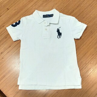 ポロラルフローレン(POLO RALPH LAUREN)のラルフローレン　ポロシャツ　白　4T(Tシャツ/カットソー)