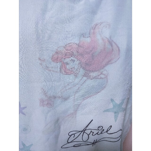 とべーあやか様専用     ディズニー Disney アリエルのTシャツ レディースのトップス(Tシャツ(半袖/袖なし))の商品写真