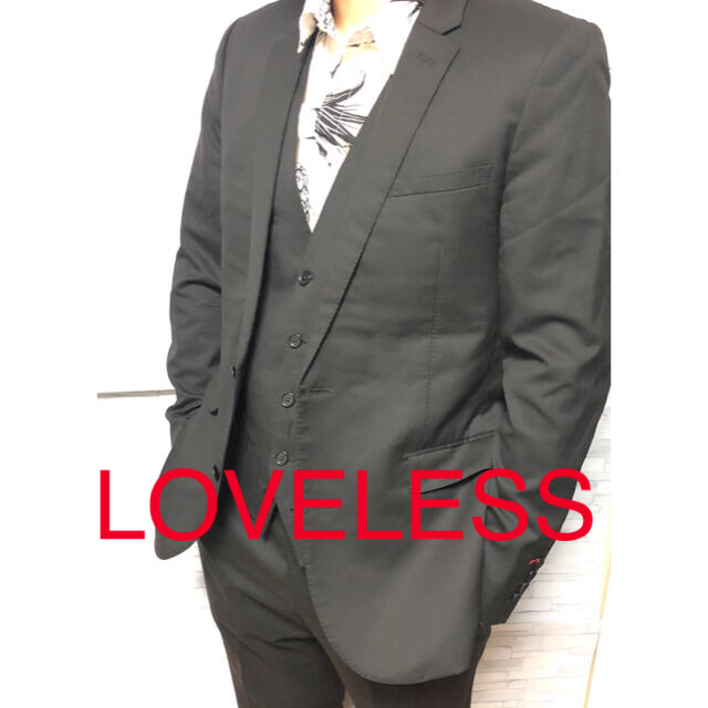 「LOVELESS」 スーツ　super120 セットアップ　3点セット❗️