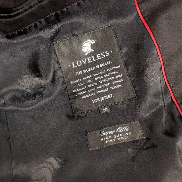 LOVELESS - 「LOVELESS」 スーツ super120 セットアップ 3点セット