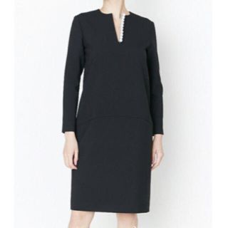 【新品】ヨーコチャン yokochan ロングスリーブ パール Iラインドレス