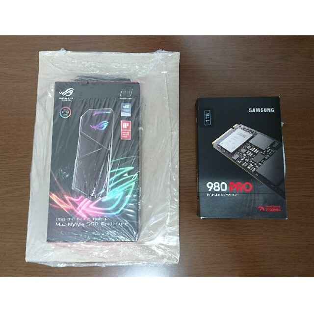 【送料無料】ROG Strix Arion + Samsung 980 proM2