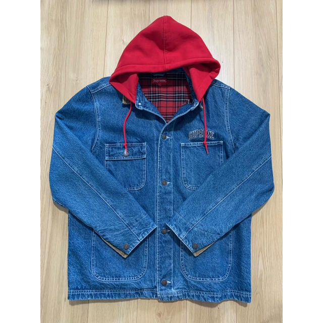 supreme hooded chore coat