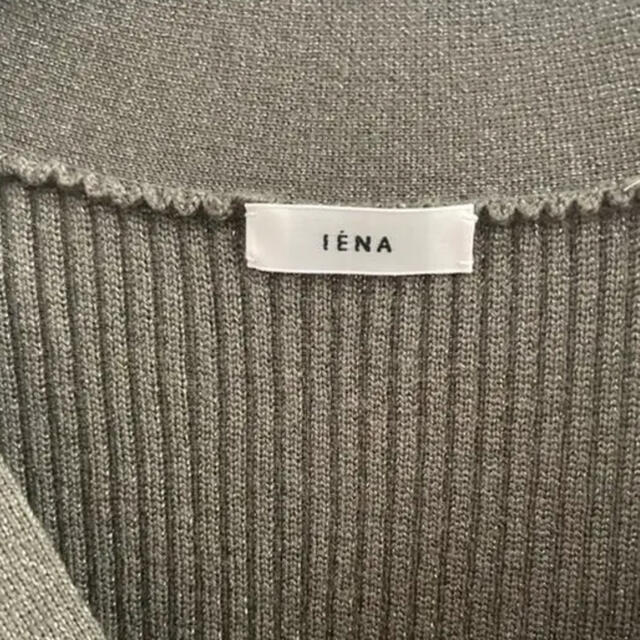 IENA(イエナ)の試着のみ　IENA イエナ　3×3 リブVネックプルオーバー　定価13200 レディースのトップス(ニット/セーター)の商品写真