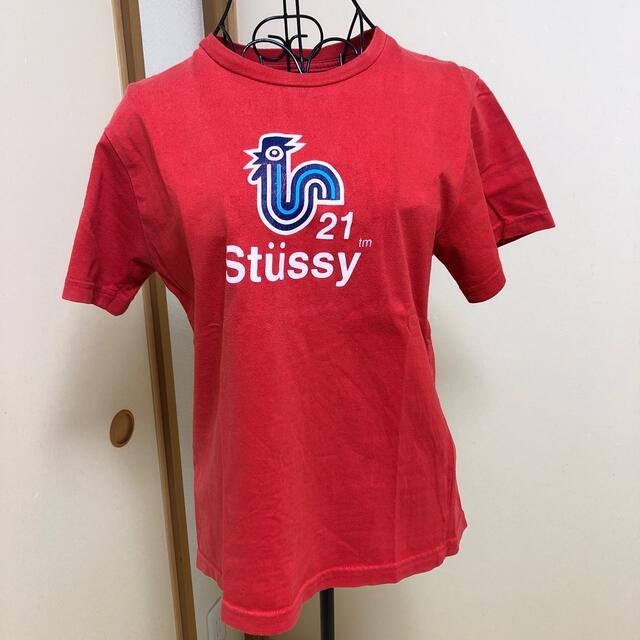 STUSSY(ステューシー)のSTUSSY  ２枚セット　Ｔシャツ　中古　訳あり レディースのトップス(Tシャツ(半袖/袖なし))の商品写真