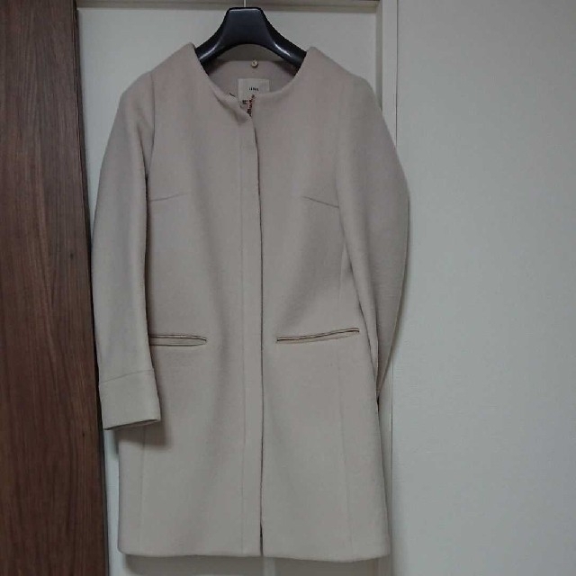 IENA(イエナ)のIENA (イエナ) 二重織りシャルムフードコクーンコート レディースのジャケット/アウター(ロングコート)の商品写真