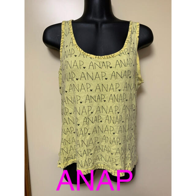 ANAP(アナップ)のANAP  タンクトップ　イエロー　フリーサイズ レディースのトップス(タンクトップ)の商品写真