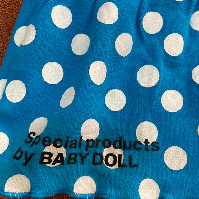 BABYDOLL(ベビードール)の値下げ‼︎ベビードール❤︎ドット柄スカート❤︎リボン付き❤︎100サイズ キッズ/ベビー/マタニティのキッズ服女の子用(90cm~)(スカート)の商品写真