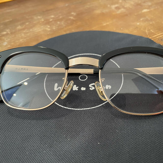 WACKO MARIA(ワコマリア)の白山眼鏡　lindy arm delta9kid 舐達磨 メンズのファッション小物(サングラス/メガネ)の商品写真