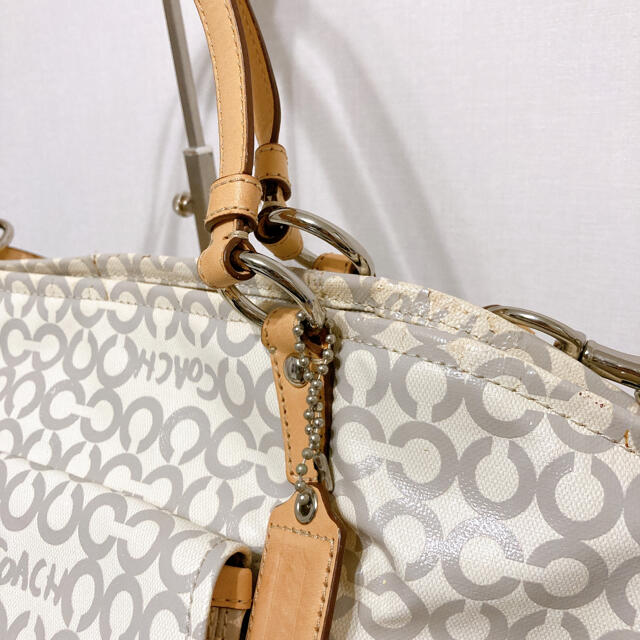 COACH - 人気 コーチ 2wayショルダーバッグ オプアート ラージリア