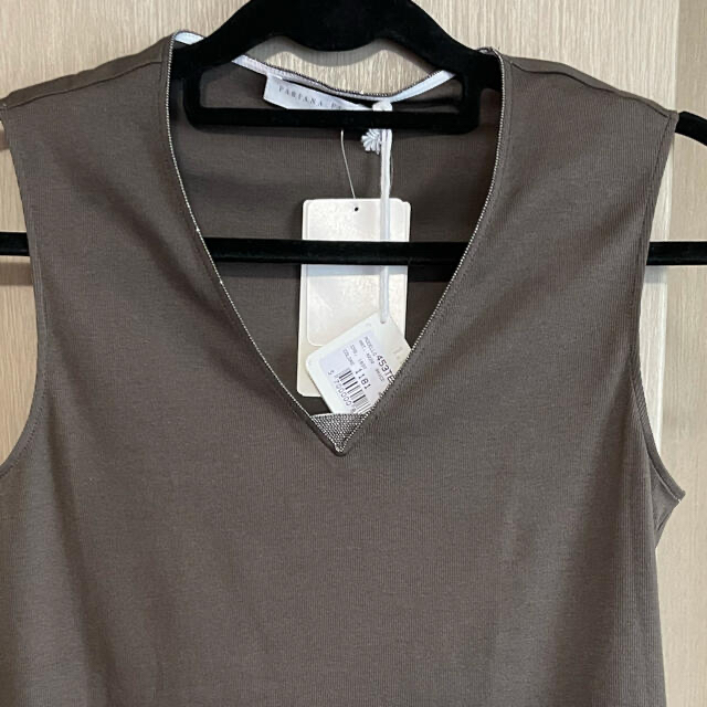 BRUNELLO CUCINELLI(ブルネロクチネリ)のファビアナフィリッピ　タンクトップ　46000円 レディースのトップス(タンクトップ)の商品写真